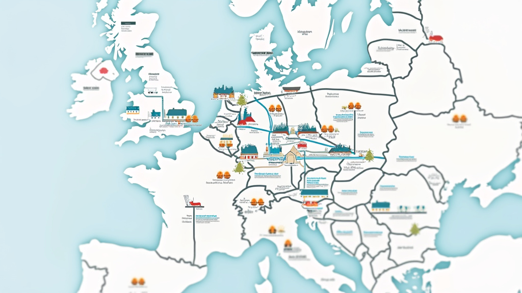 Carte des infrastructures de transport en France en 2025