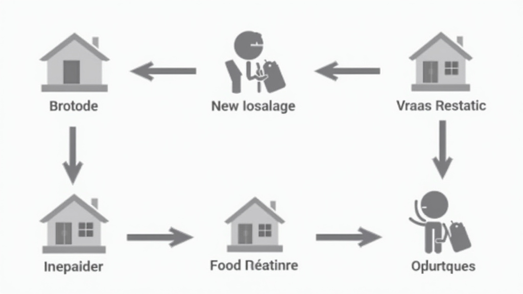 Illustration du processus de rachat de crédit immobilier