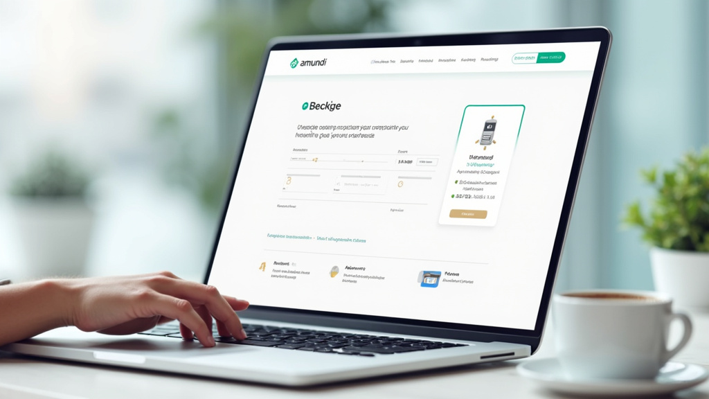 Interface de connexion au compte Amundi Épargne Salariale & Retraite