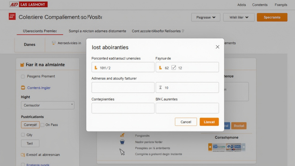 Interface de gestion des abonnements sur Mon Compte La Poste