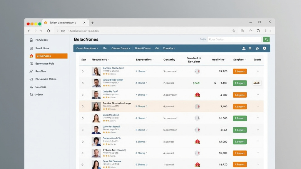 Tableau de suivi de colis sur l