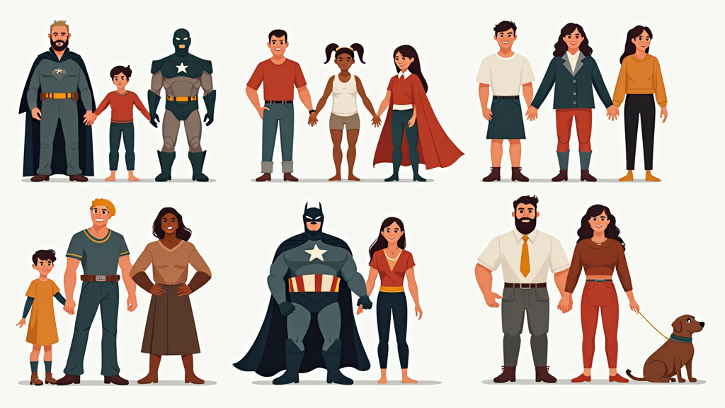 Tableau illustré des franchises d