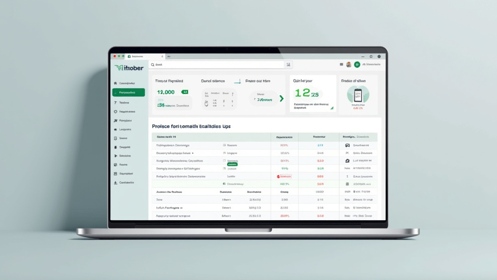 Interface de visualisation des comptes bancaires sur l