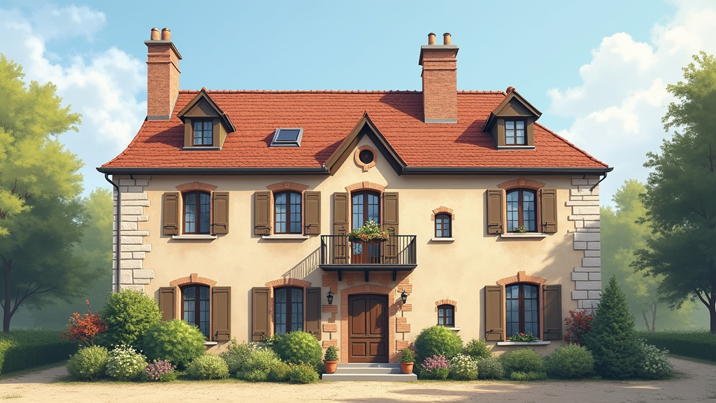 Maison ancienne typique de la ville d