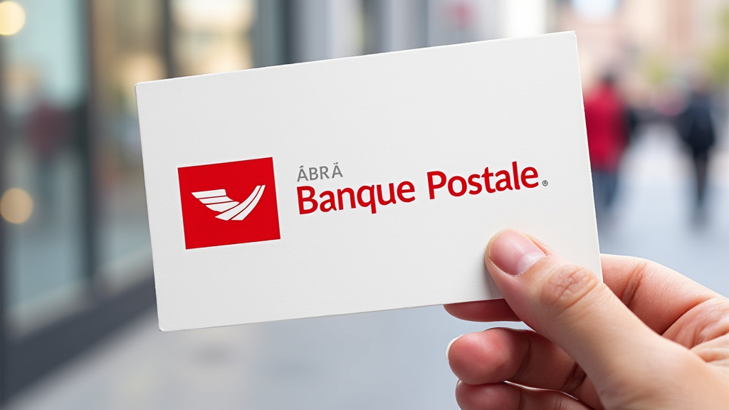 Relevé bancaire La Banque Postale avec flèche pointant vers l