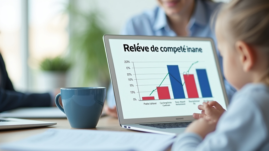 Relevé de compte bancaire avec le Code Client SG entouré pour localisation facile