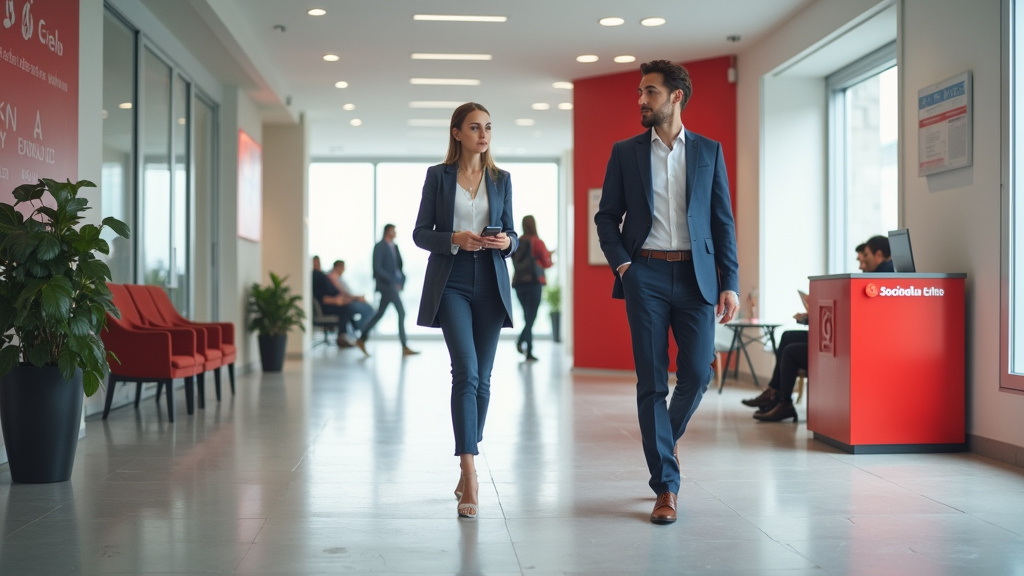 Enseignes régionales de la Société Générale comme SG Crédit du Nord