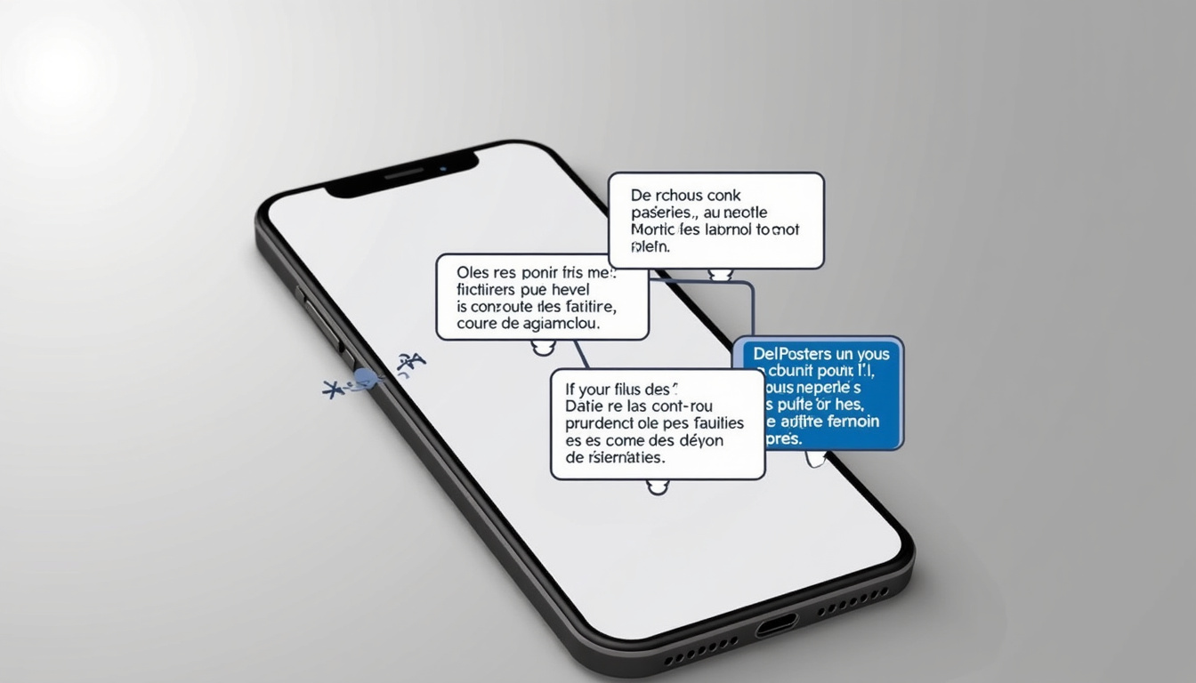 Illustration montrant un utilisateur consultant son compte Advango sur smartphone, avec des bulles de conseils: vérifier les actualités, utiliser les filtres, activer les notifications