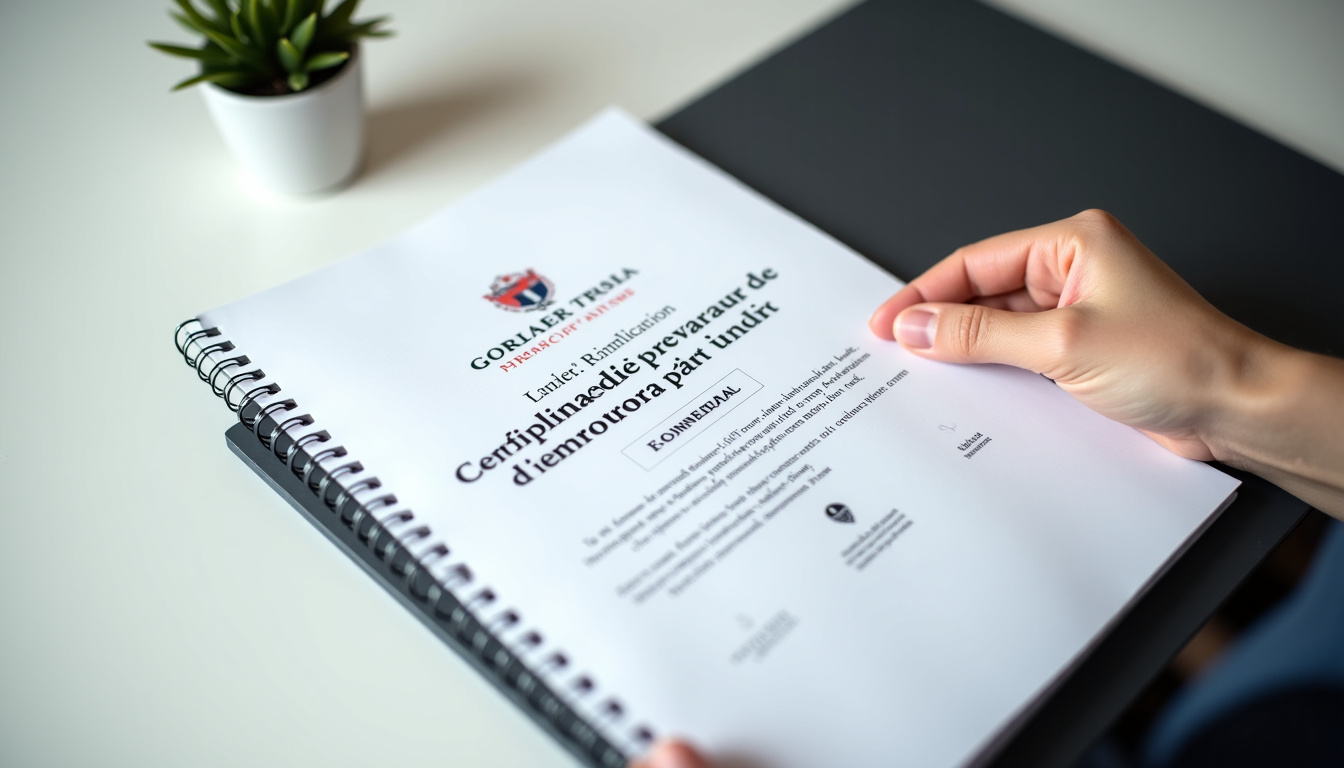 Réception du certificat provisoire d’immatriculation par email