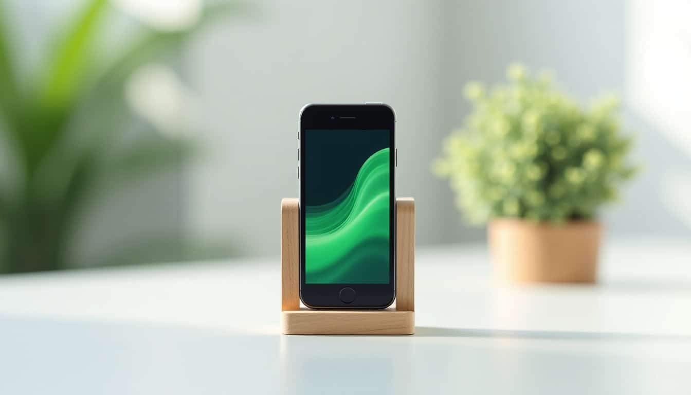 Aperçu de l’application mobile Ma Banque du Crédit Agricole en cours d’utilisation sur un smartphone