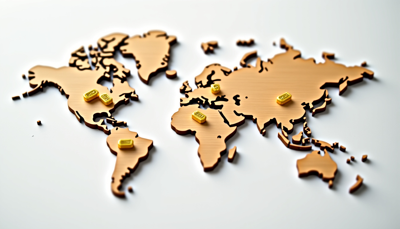 Carte mondiale illustrant les principaux pays détenteurs de réserves d