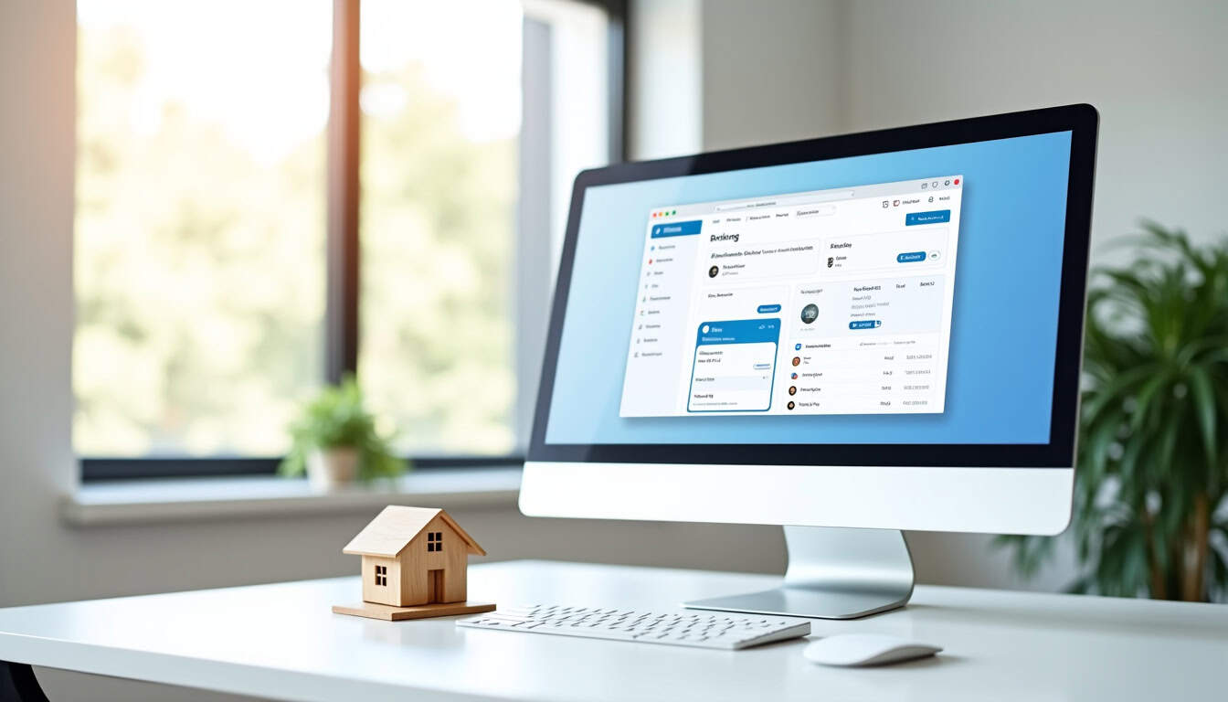 Interface de l’espace client de La Banque Postale sur ordinateur en 2026