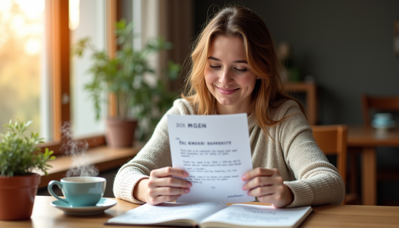 Professeure des écoles en arrêt maladie recevant un soutien MGEN