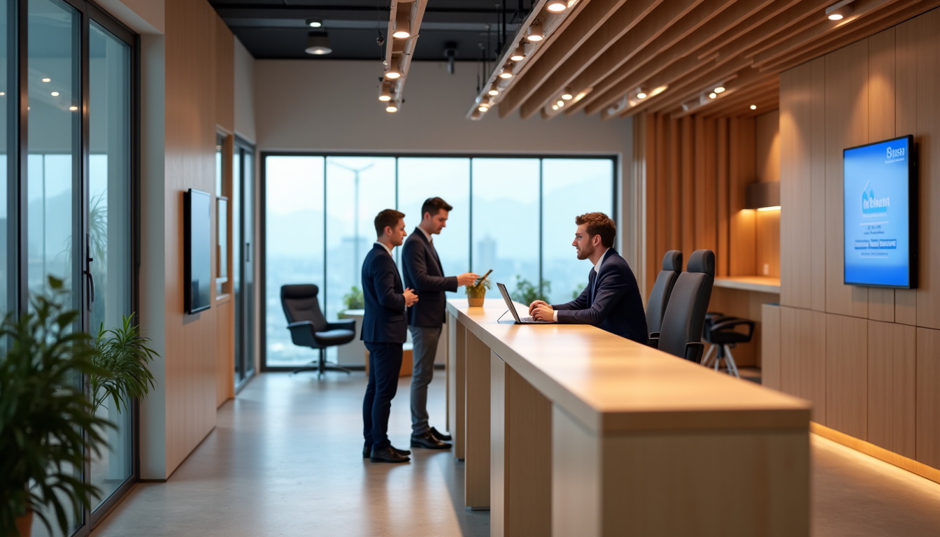 Agence La Banque Postale moderne avec espace conseil personnalisé 2026