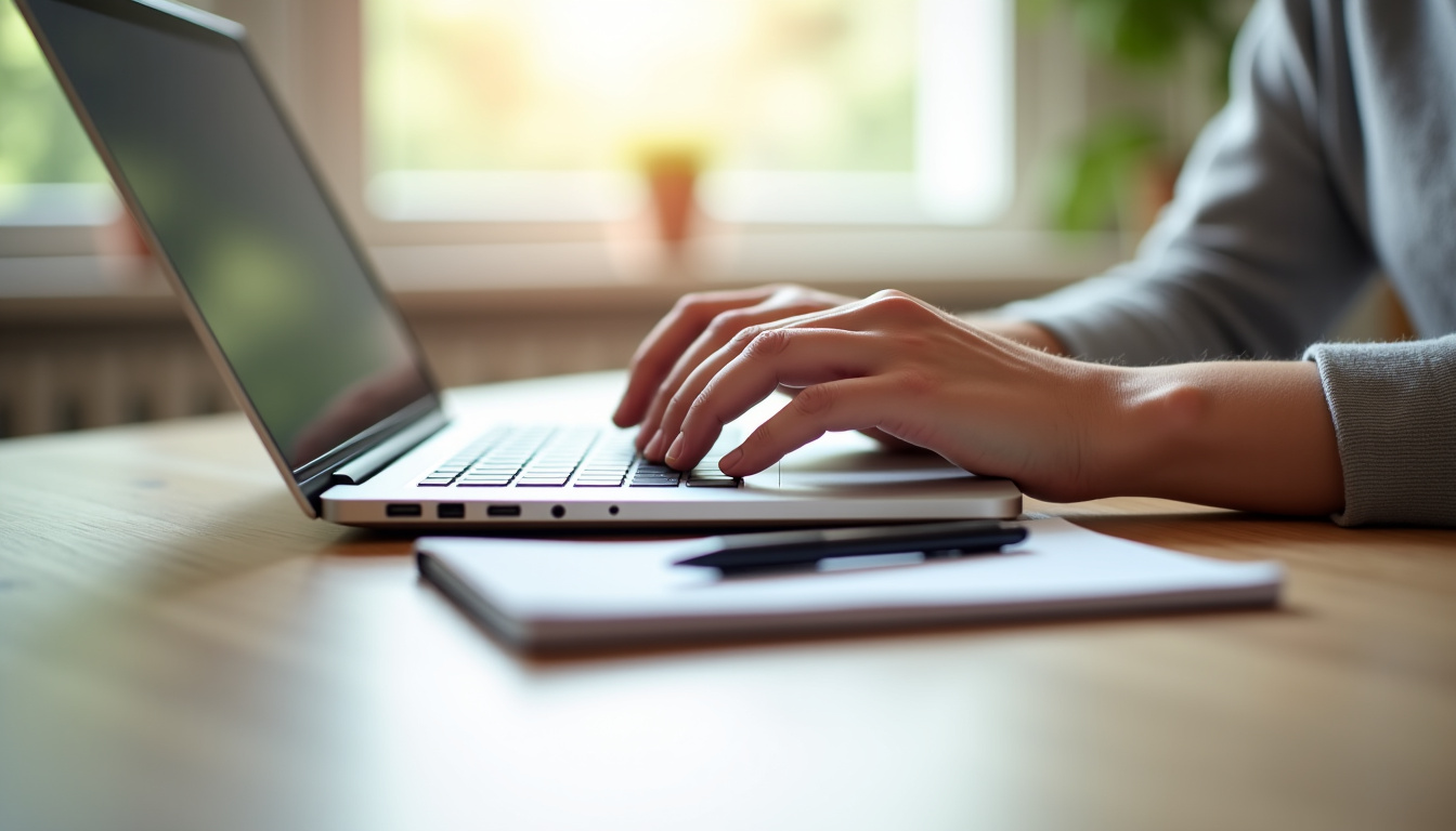 Personne remplissant un simulateur de calcul d