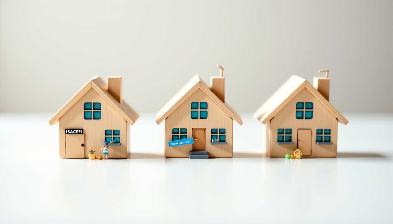 Tableau comparatif entre SACCEF, Crédit Logement et hypothèque en termes de fonctionnement, coût et avantages