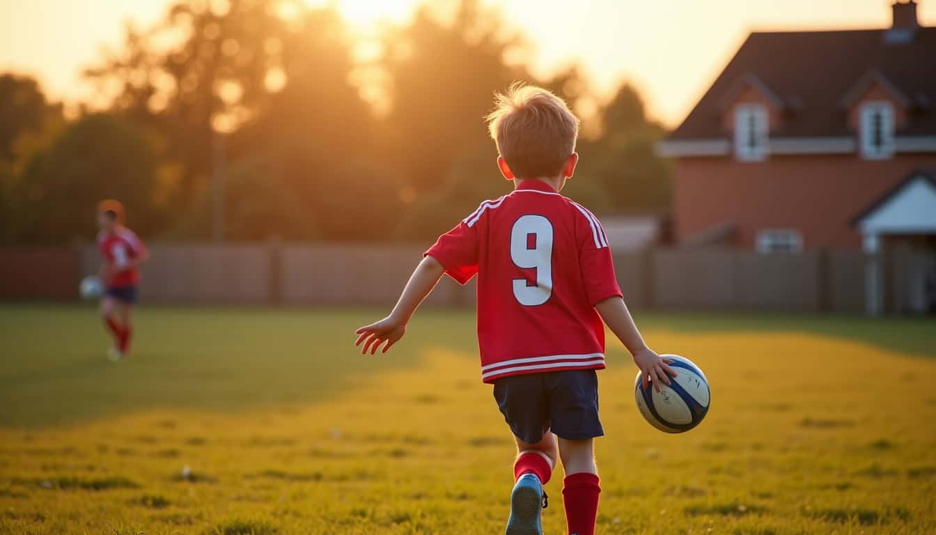 Antoine Dupont jeune joueur au Magnoac FC ou au FC Auch