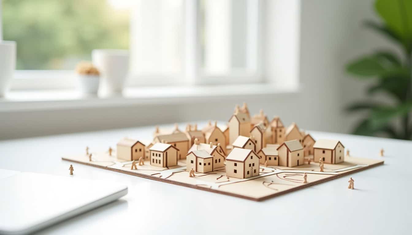 Carte des principaux quartiers de Noisy-le-Grand avec leurs caractéristiques