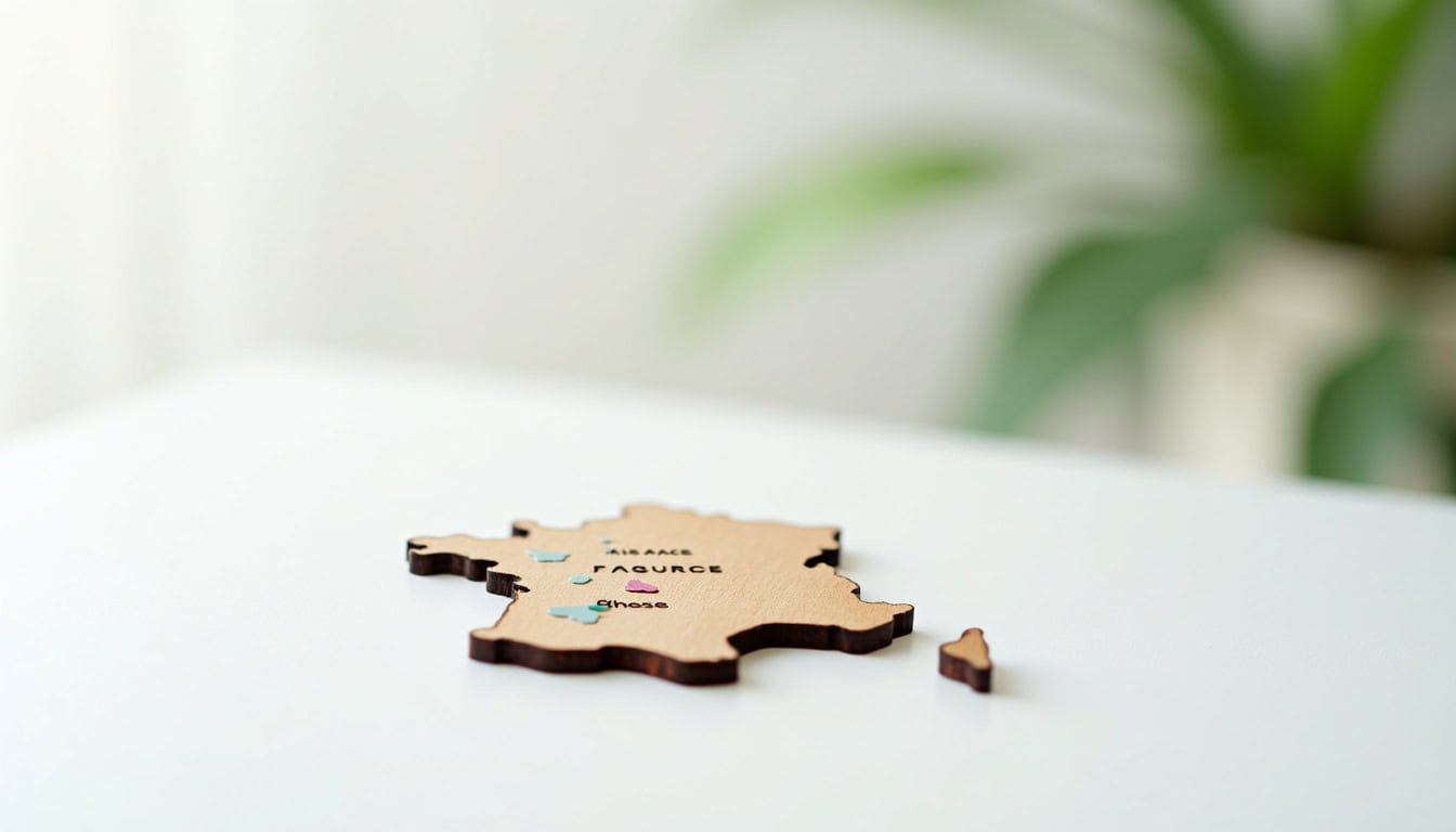 Carte des zones d