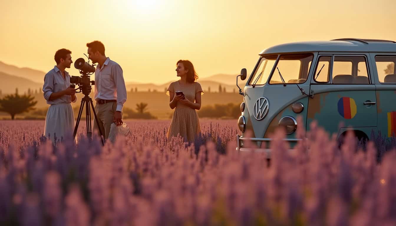 Tournage d’un film franco-espagnol en Provence