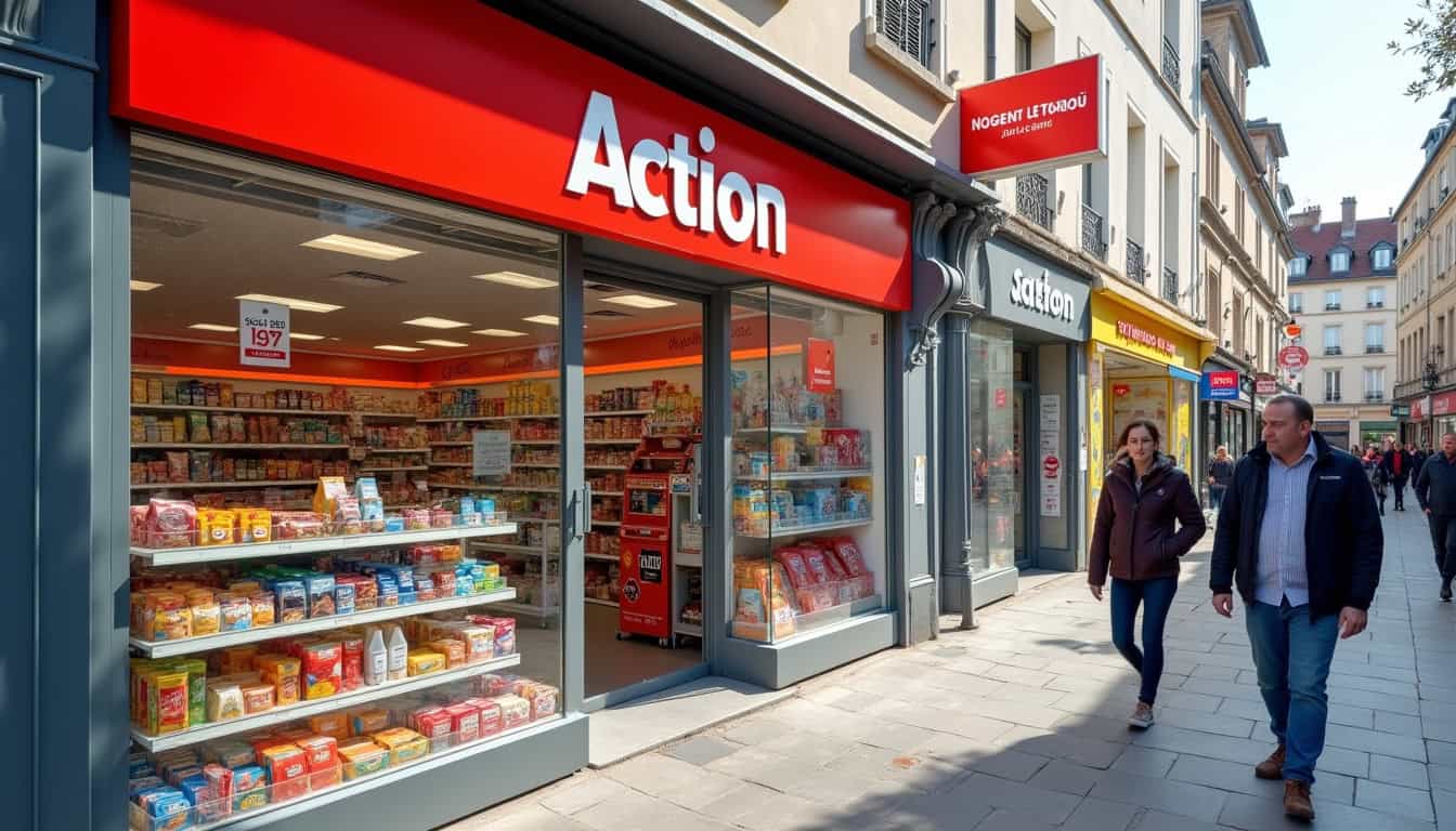 Exemple de catalogue Action avec des produits en promotion, visible en magasin à Nogent-le-Rotrou