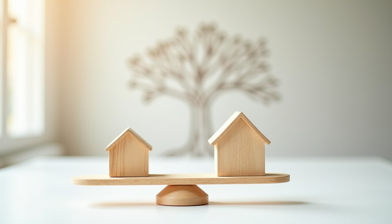 Illustration des cas de figure de la soulte: divorce et succession