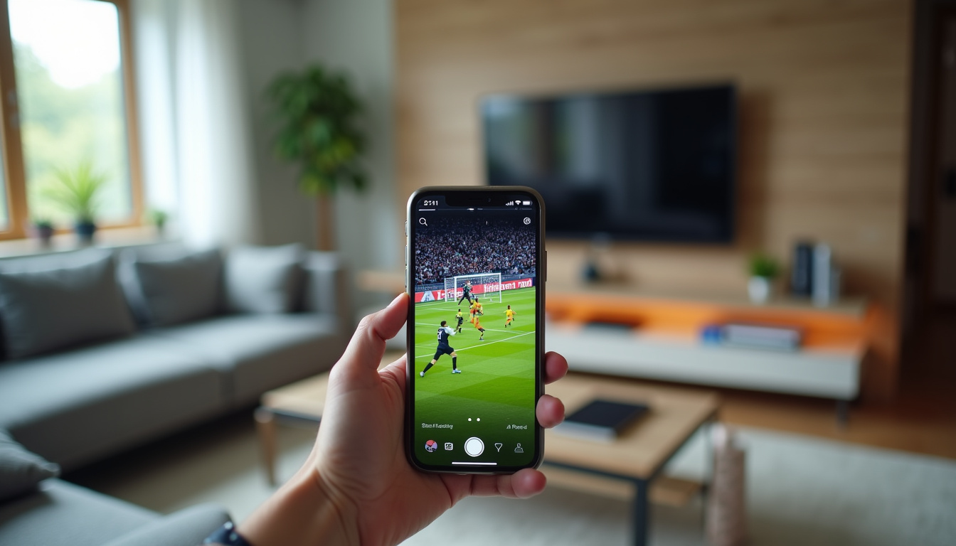 Capture d'écran du compte Instagram RMC Sport montrant un résumé vidéo de match