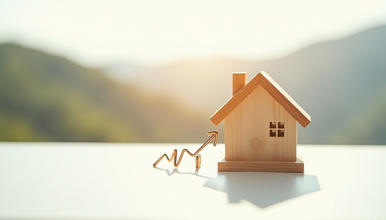 Graphique illustrant l'évolution des prix de l'immobilier à Vic-en-Bigorre sur les dernières années