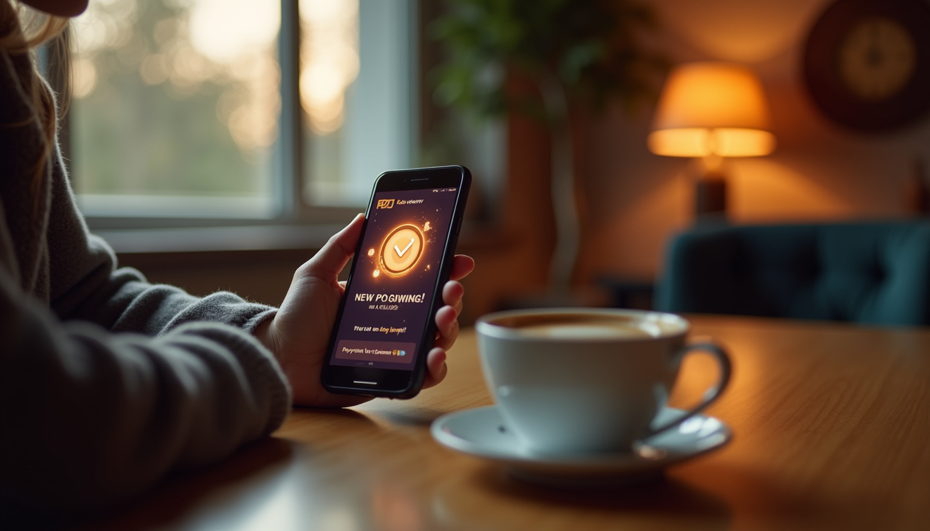 Utilisateur vérifiant son ticket de Loto via l'application mobile de la FDJ