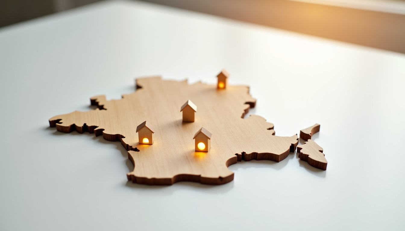 Carte de France avec les zones les plus dynamiques pour les programmes immobiliers neufs en 2026