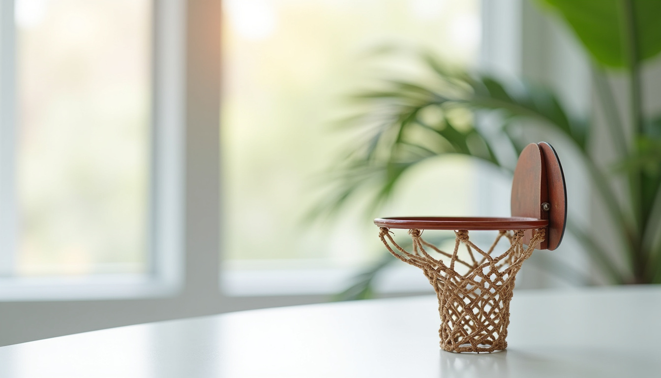 Panier de basket fabriqué à partir de matériaux recyclés, exemple de l'engagement durable de Decathlon
