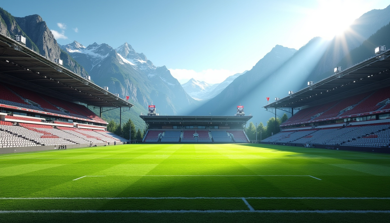 Stade en Suisse préparé pour l'Euro féminin de l'UEFA 2025
