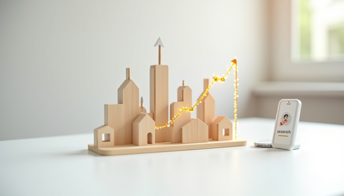 Infographie illustrant les tendances du marché locatif en 2026: hausse des loyers, popularité de la colocation, digitalisation des annonces