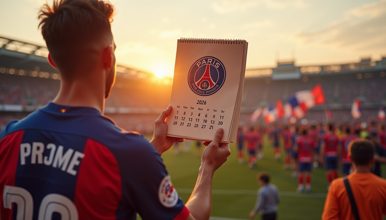 Les matchs du PSG en 2026 : le calendrier complet